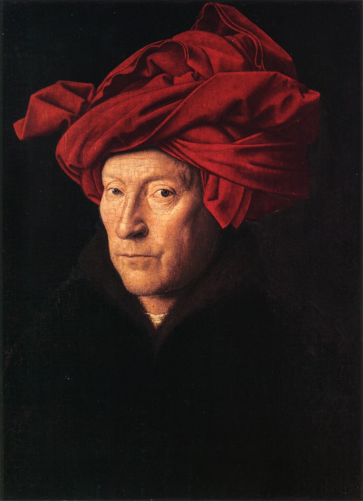 Портрет человека в красном тюрбане. Ян Ван Эйк.