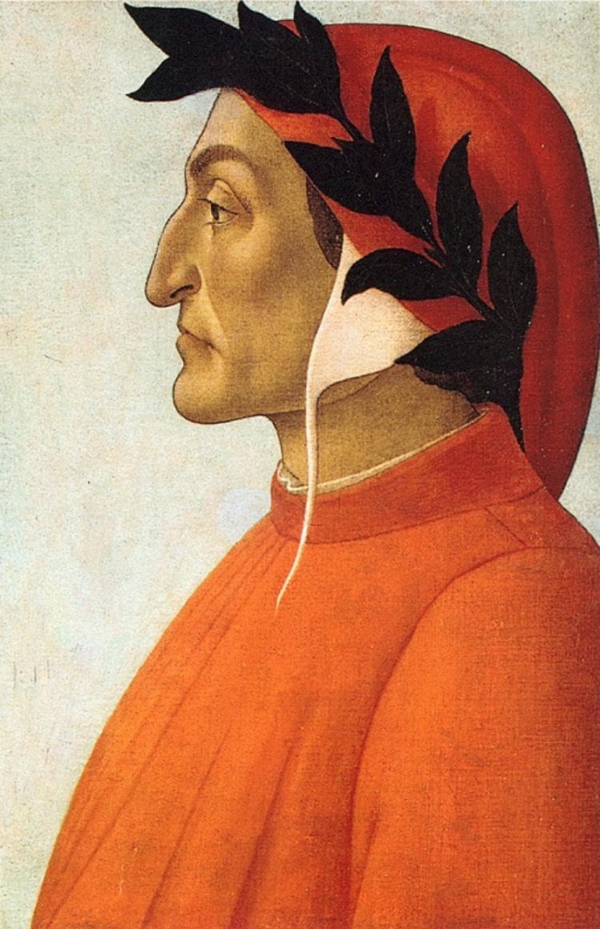 Портрет Данте. Боттичелли.