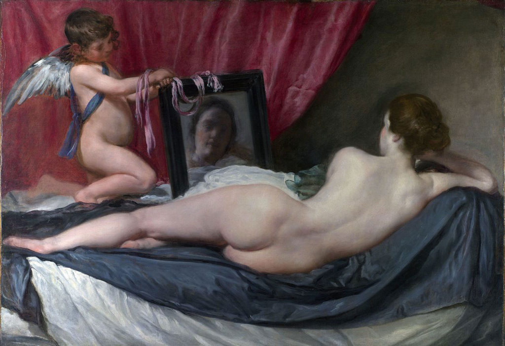 Венера с зеркалом. Веласкес.