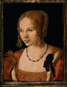Портрета молодой венецианской дамы. Дюрер.