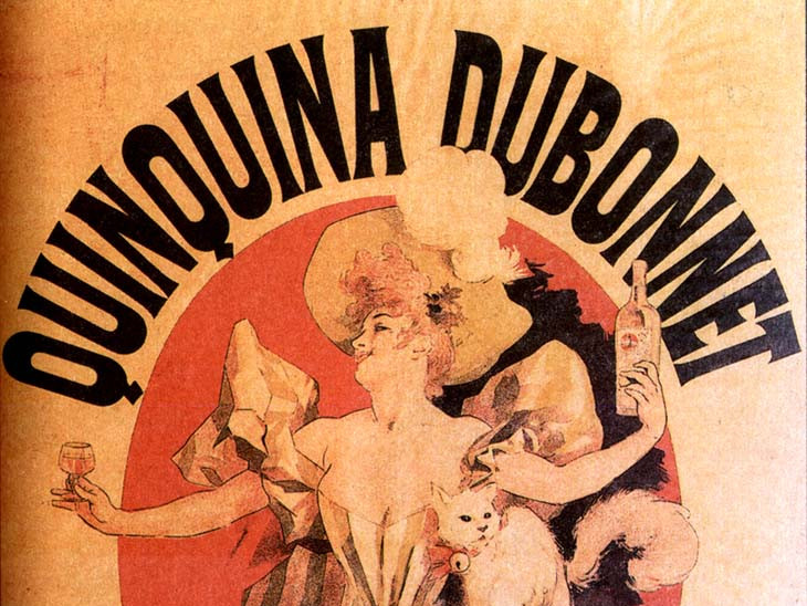 'Quinquina Dubonnet'. Жюль Шере. Фрагмент.