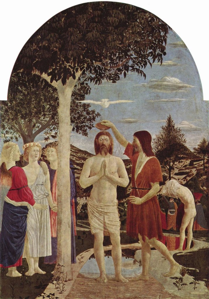 Крещение Христа. Пьеро делла Франческа.