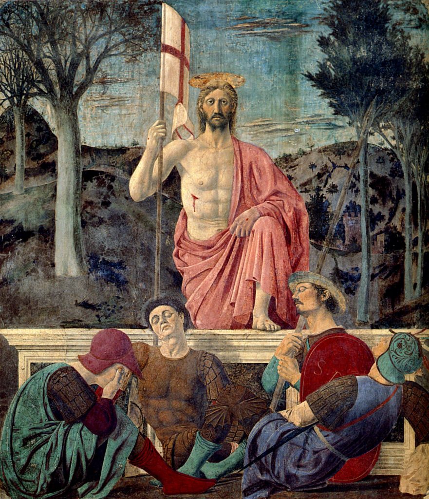 Воскресение Христа. Пьеро делла Франческа.